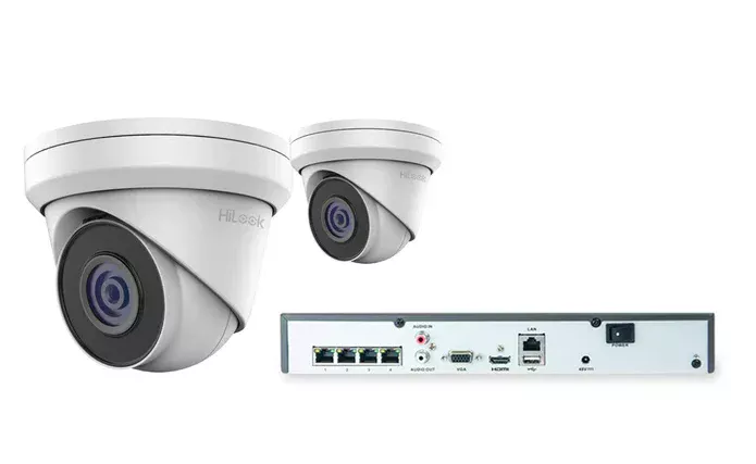 HiLook by Hikvision IP 2 Camera 4ch 5MP 30M CCTV Kit (HI-KIT-IPC-5MP-2)