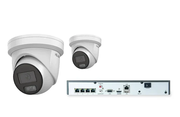 HiLook by Hikvision IP ColorVu 2 Camera 5MP CCTV Kit - HI-KIT-IPC-COL-5MP-2