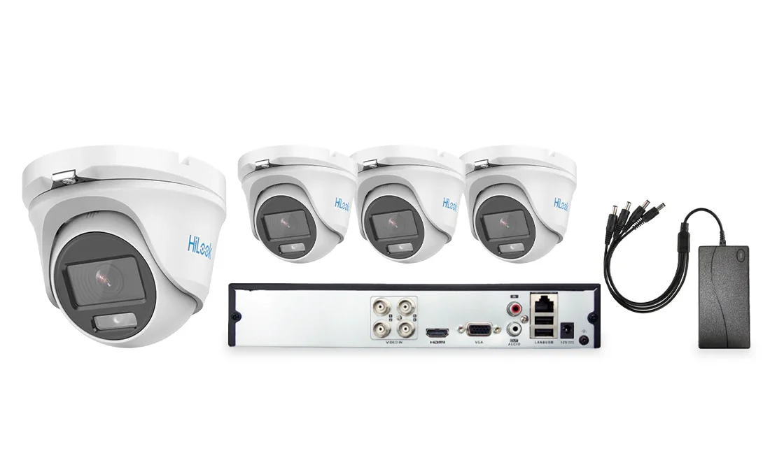 HiLook by Hikvision 4 Camera 4ch AoC 3K 20M CCTV Kit