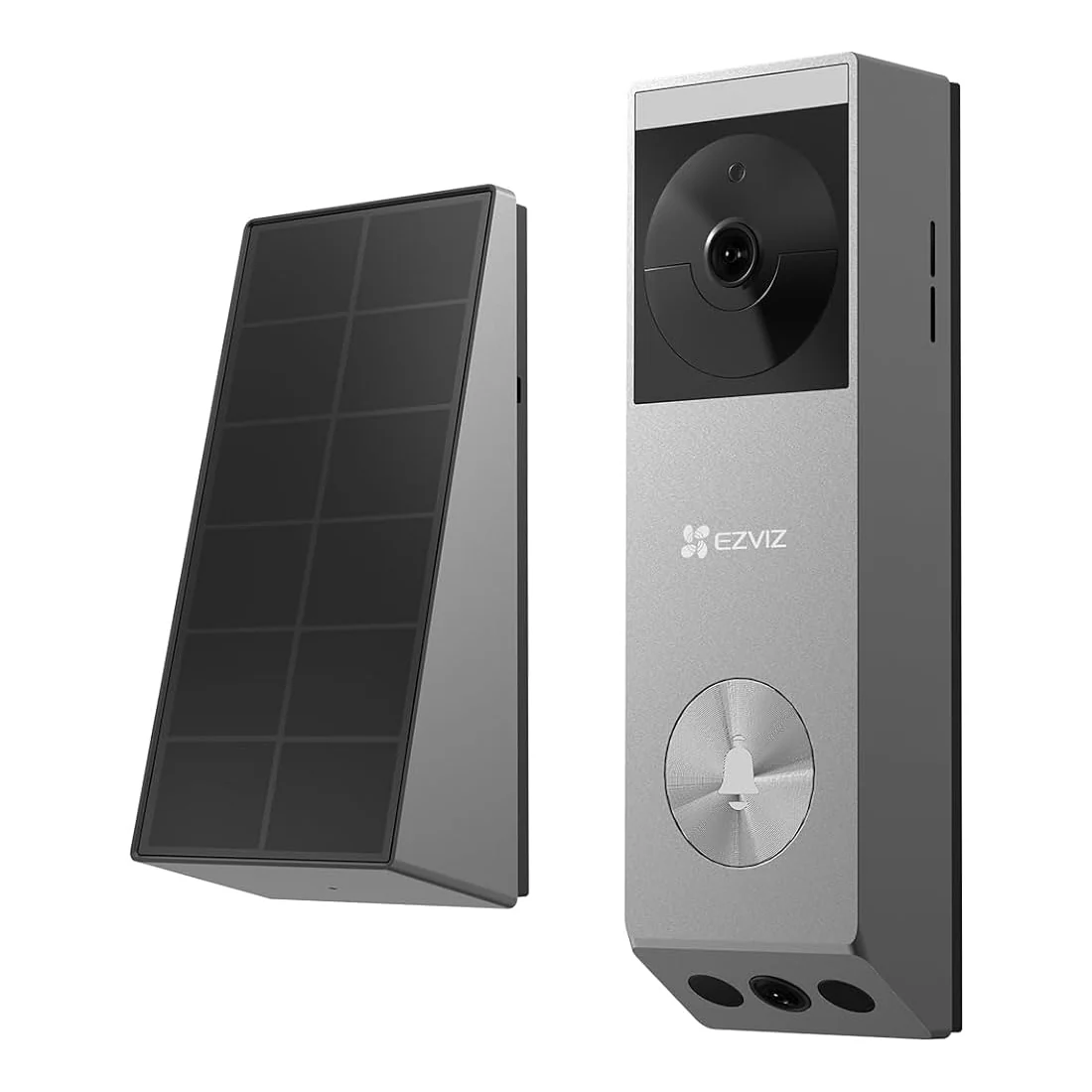 EZVIZ Wireless WIFI 2K Battery Video Doorbell Kit with Solar Panel - EP3X-PRO