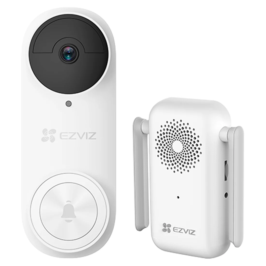 EZVIZ Wireless WIFI 2K 5MP Battery Video Doorbell Kit with Chime - DB2-PRO
