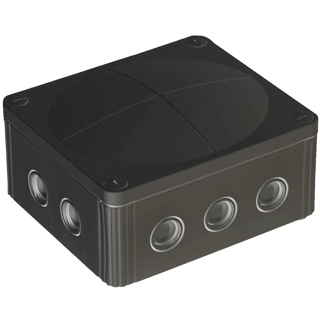 Wiska COMBI 1210 Junction Box in Black - COMBI-1210-B