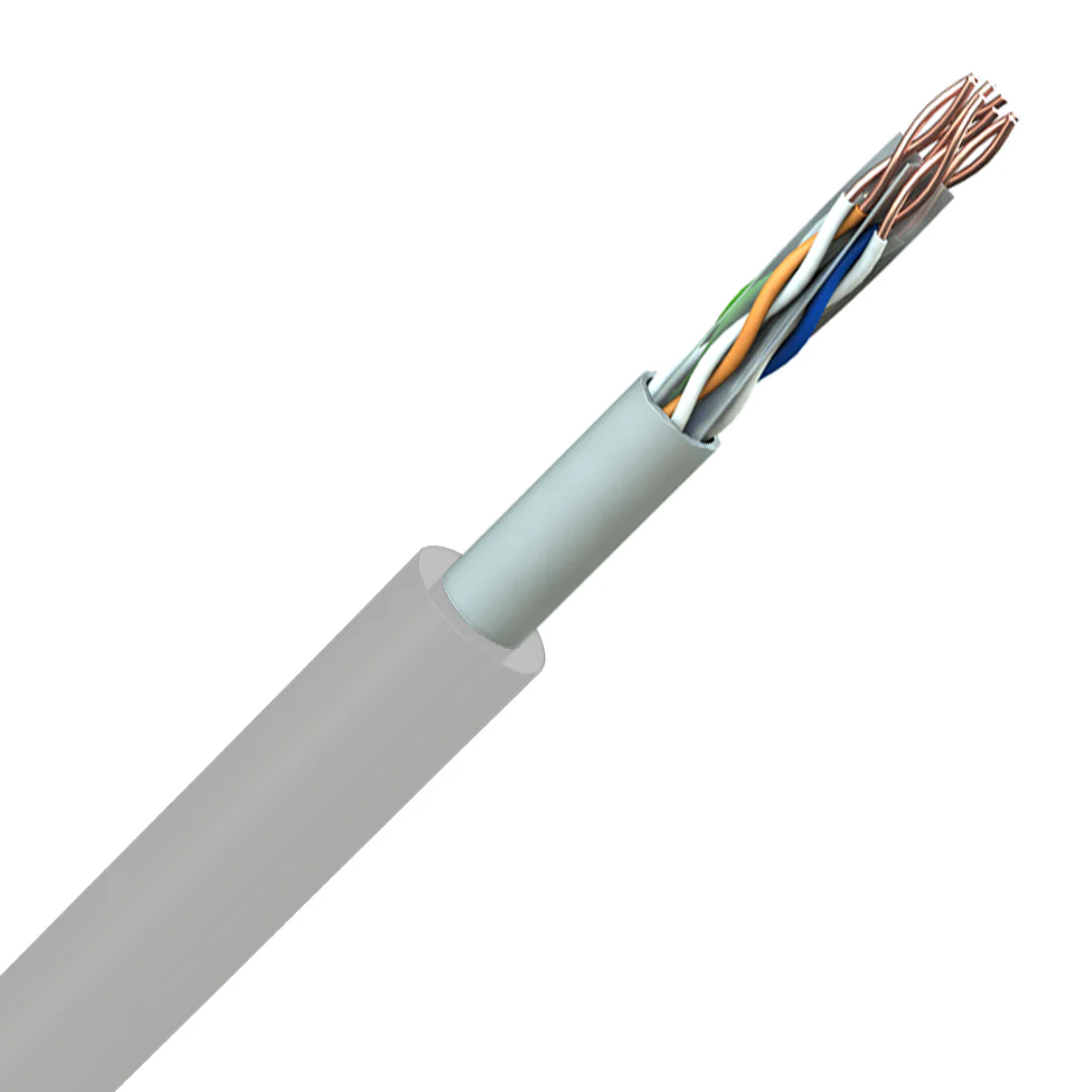 CAT6 Internal Copper Cable 305m in Grey - CAB-CAT6E-GR