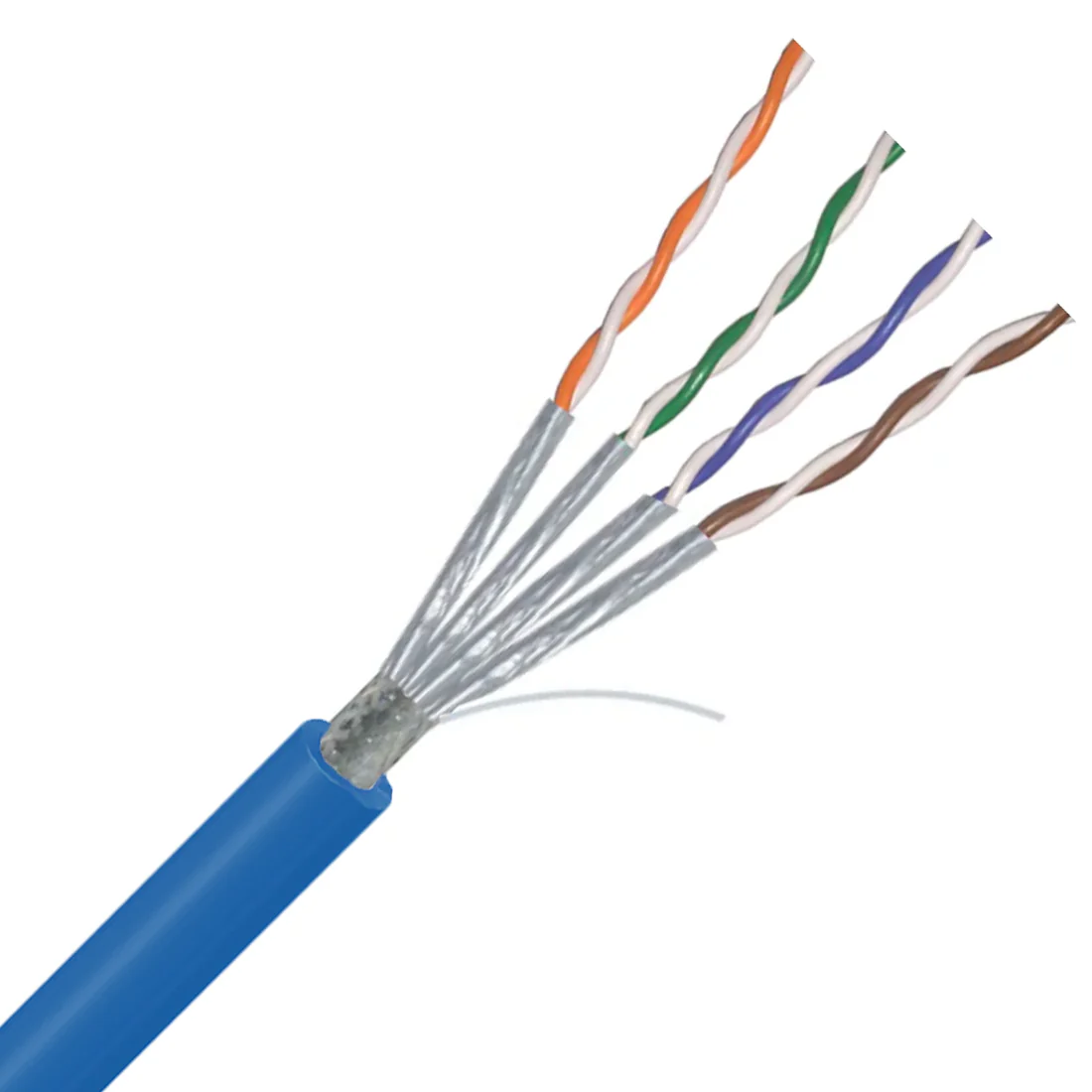 CAT6A Internal Copper Cable 100m in Blue - CAB-CAT6A-100M-BLU