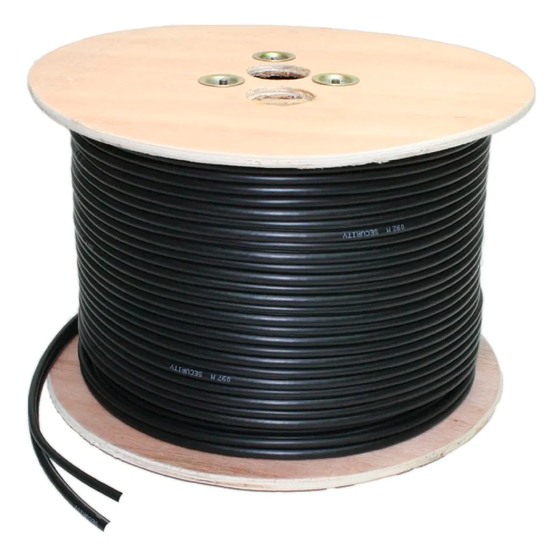 RG59/2 Shotgun CCTV Coaxial Cable with Power 100m in Black - CAB-RG59/2-B