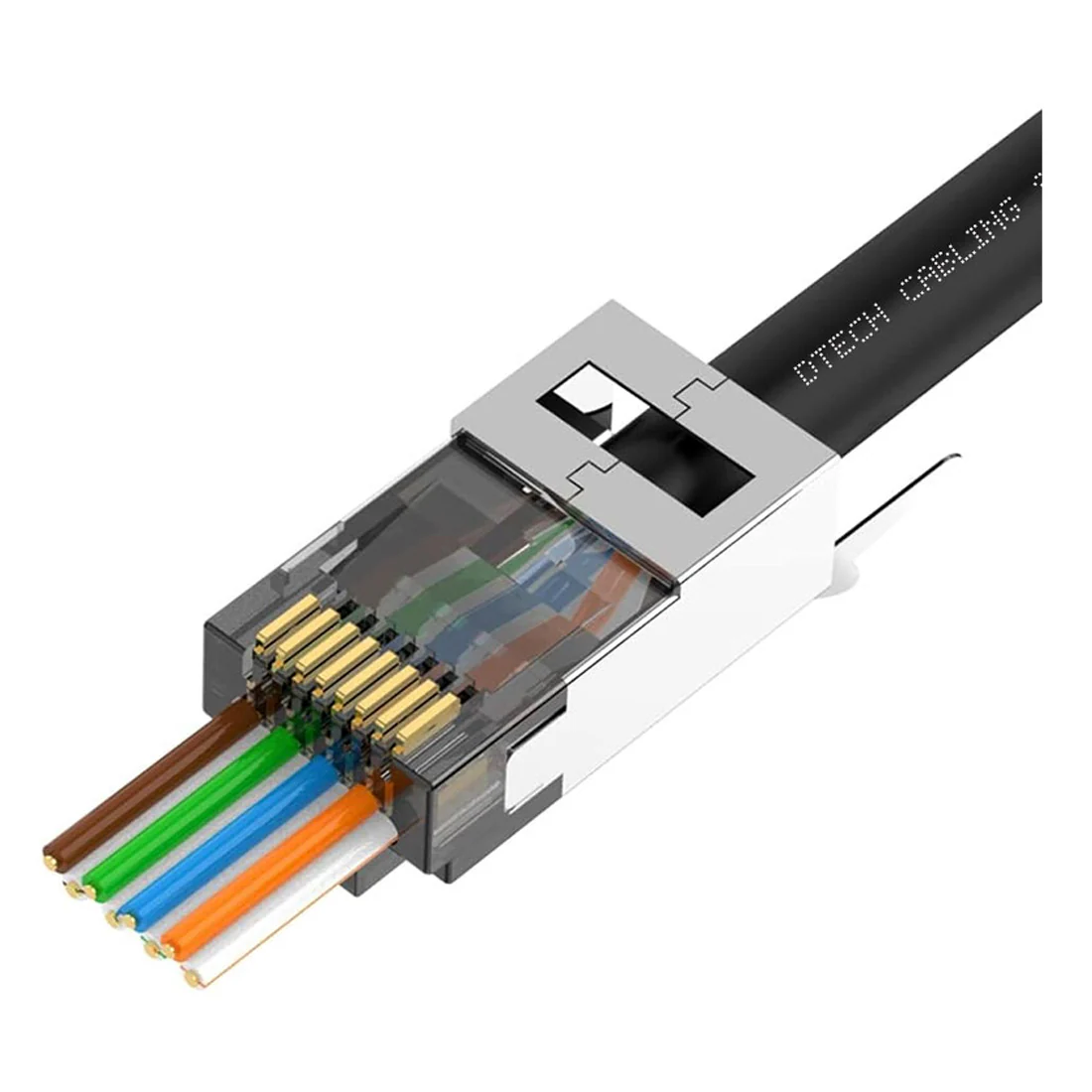 DTECH CAT6 and CAT6 Screened RJ45 - Pack of 50 - DTE-QFXG-S-50U