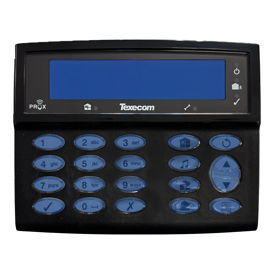 Texecom Premier Elite LCDLP Keypad in Black - DBD-0200