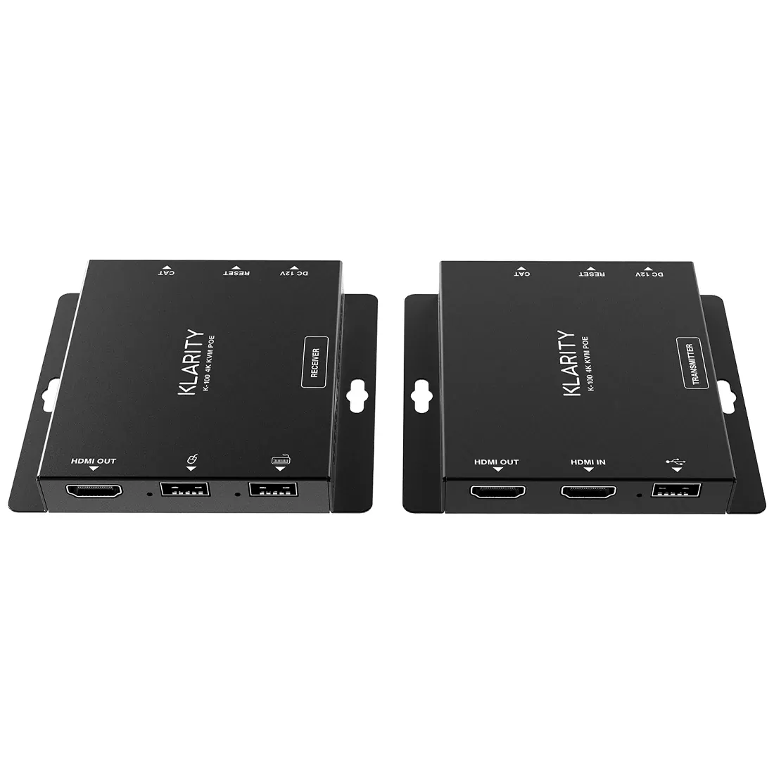 Klarity 4k 70m POE HDMI over CAT Extender with USB - K-70-4K-KVM-POE