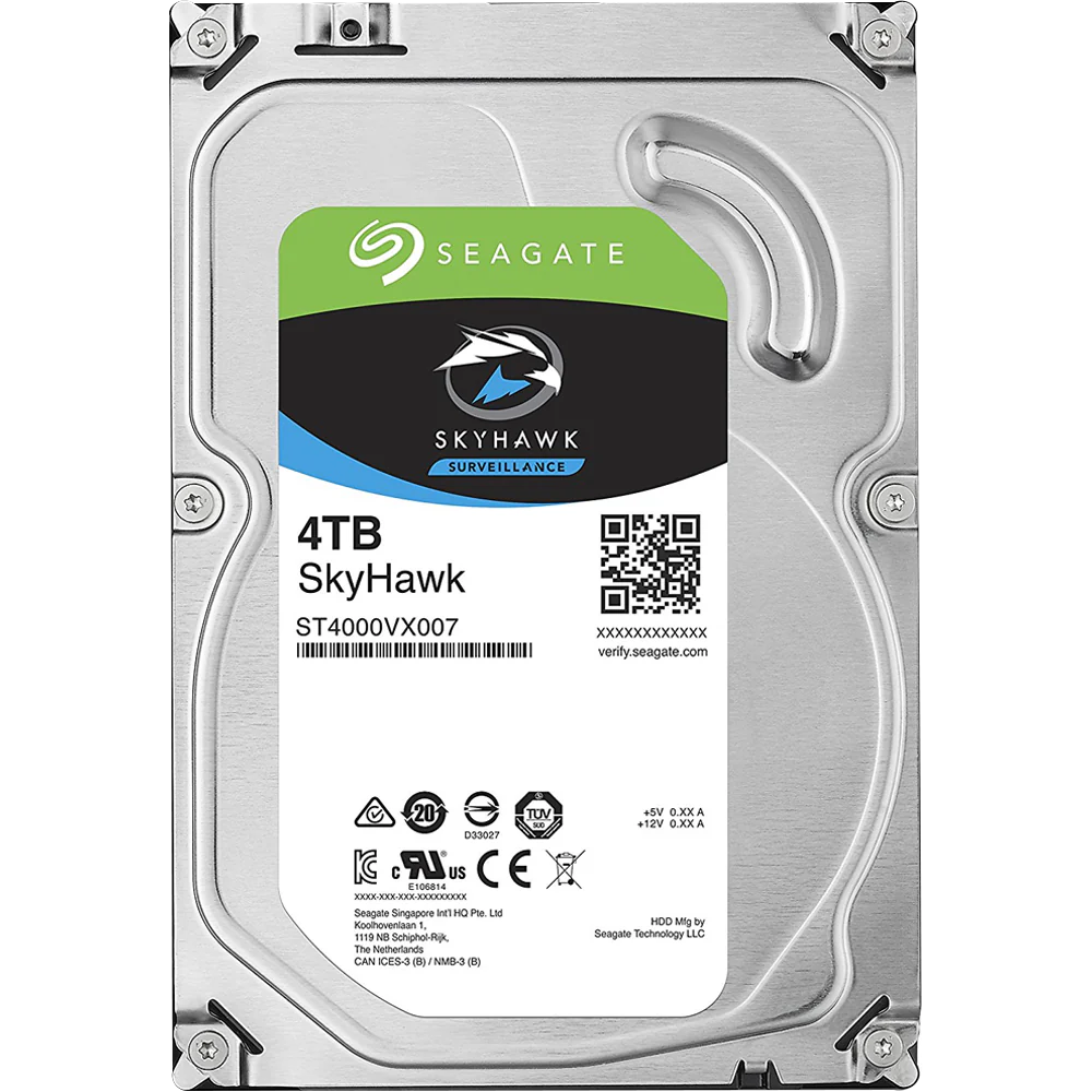 4TB - Seagate SkyHawk Surveillance Hard Drive