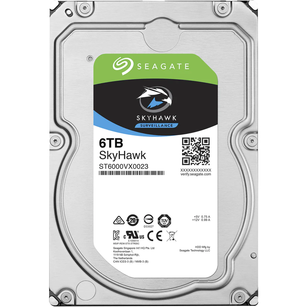 6TB - Seagate SkyHawk Surveillance Hard Drive