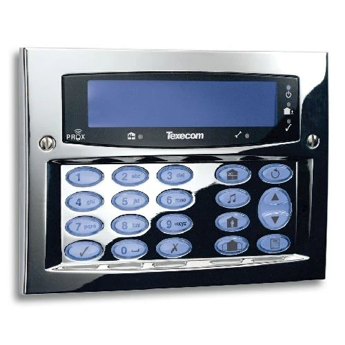 Texecom Premier Elite SMK Surface Mount Keypad - Polished Chrome - DBD-0127
