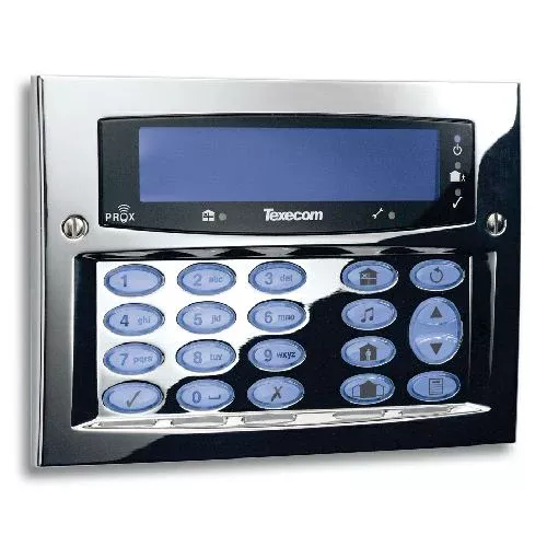 Texecom Premier Elite FMK Flush Mount Keypad - Polished Chrome - DBD-0121