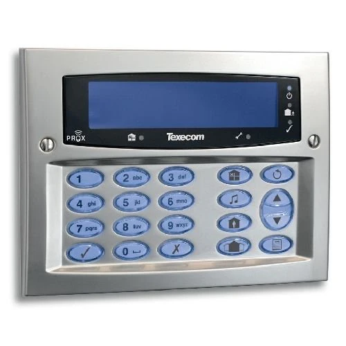 Texecom Premier Elite SMK Surface Mount Keypad - Satin Chrome (DBD-0129)