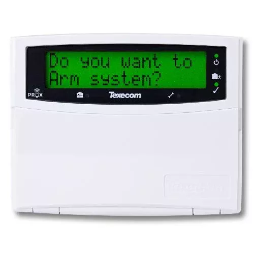 Texecom Premier LCDLP Large Display Prox Keypad - DBD-0002