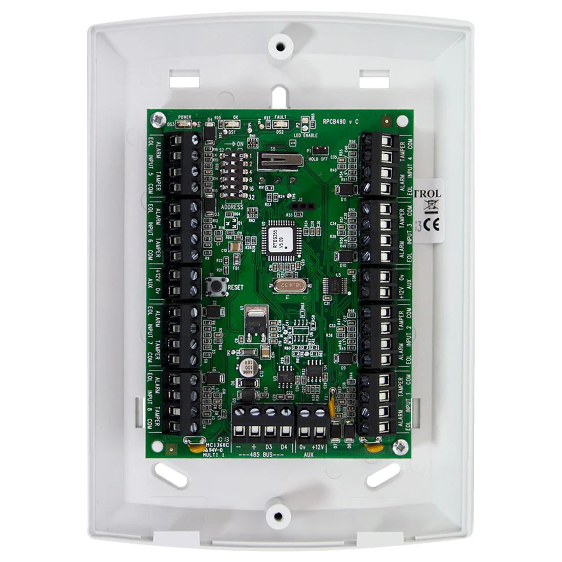 Pyronix Euro ZEM8+ 8 Zone Wired Expander with 4 Outputs - EURO-ZEM8+
