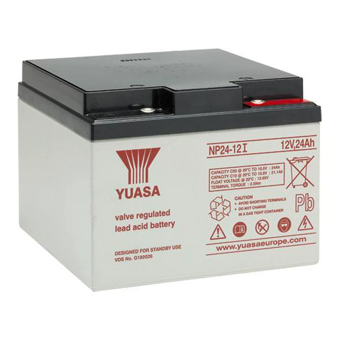 Yuasa NP 12v 24Ah Alarm Battery - NP24-12
