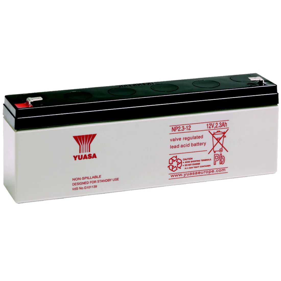 Yuasa NP 12v 2.1Ah Alarm Battery - NP2.1-12