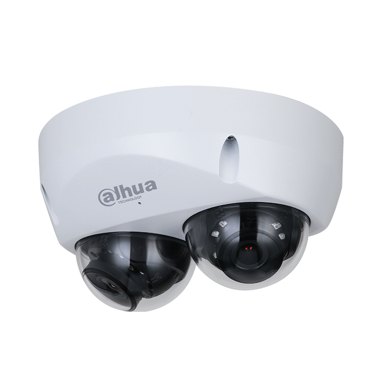 Dahua IPC-HDBW5441FP-AS-E2 - 2 x 4MP WizMind AI Series IR Dual-Directional Anti-Vandal Dome Camera