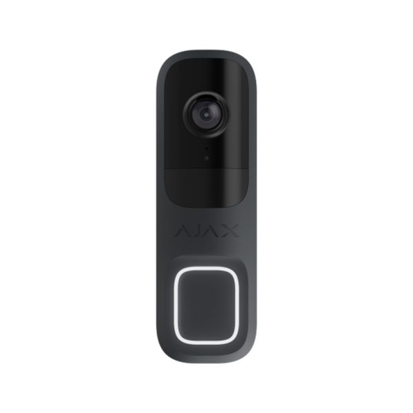 Ajax 4MP Wi-Fi Doorbell Video Camera graphite