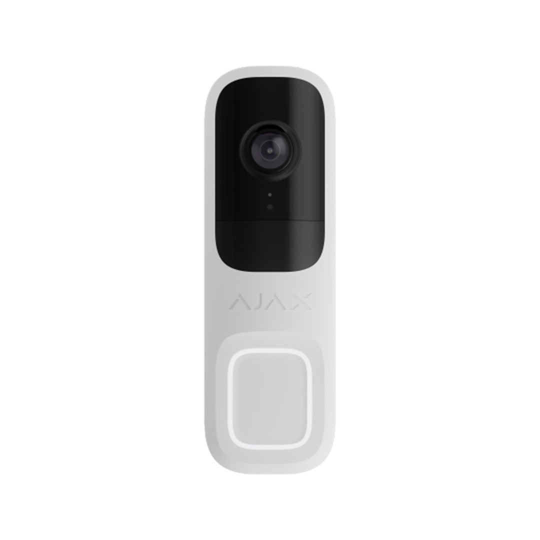 Ajax 4MP Wi-Fi Doorbell Video Camera white