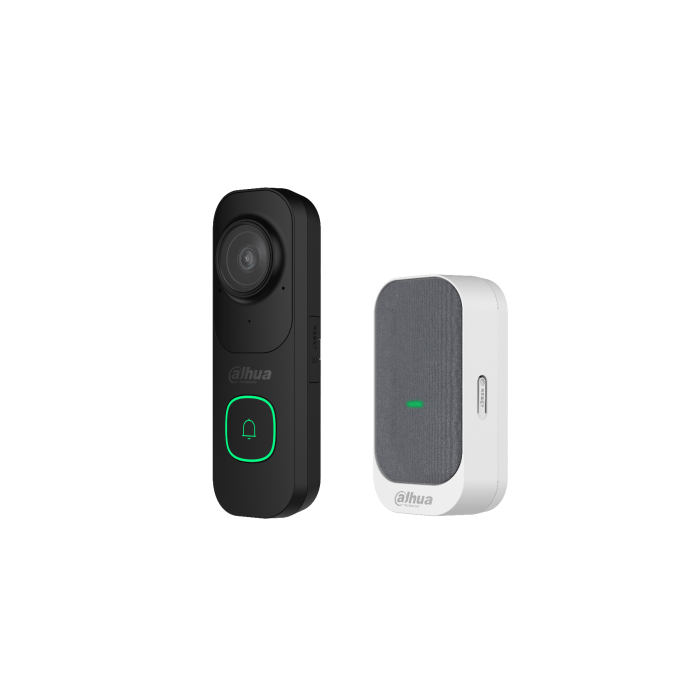 Dahua Video Doorbell (DB41) Kit - Doorbell & Chime Black