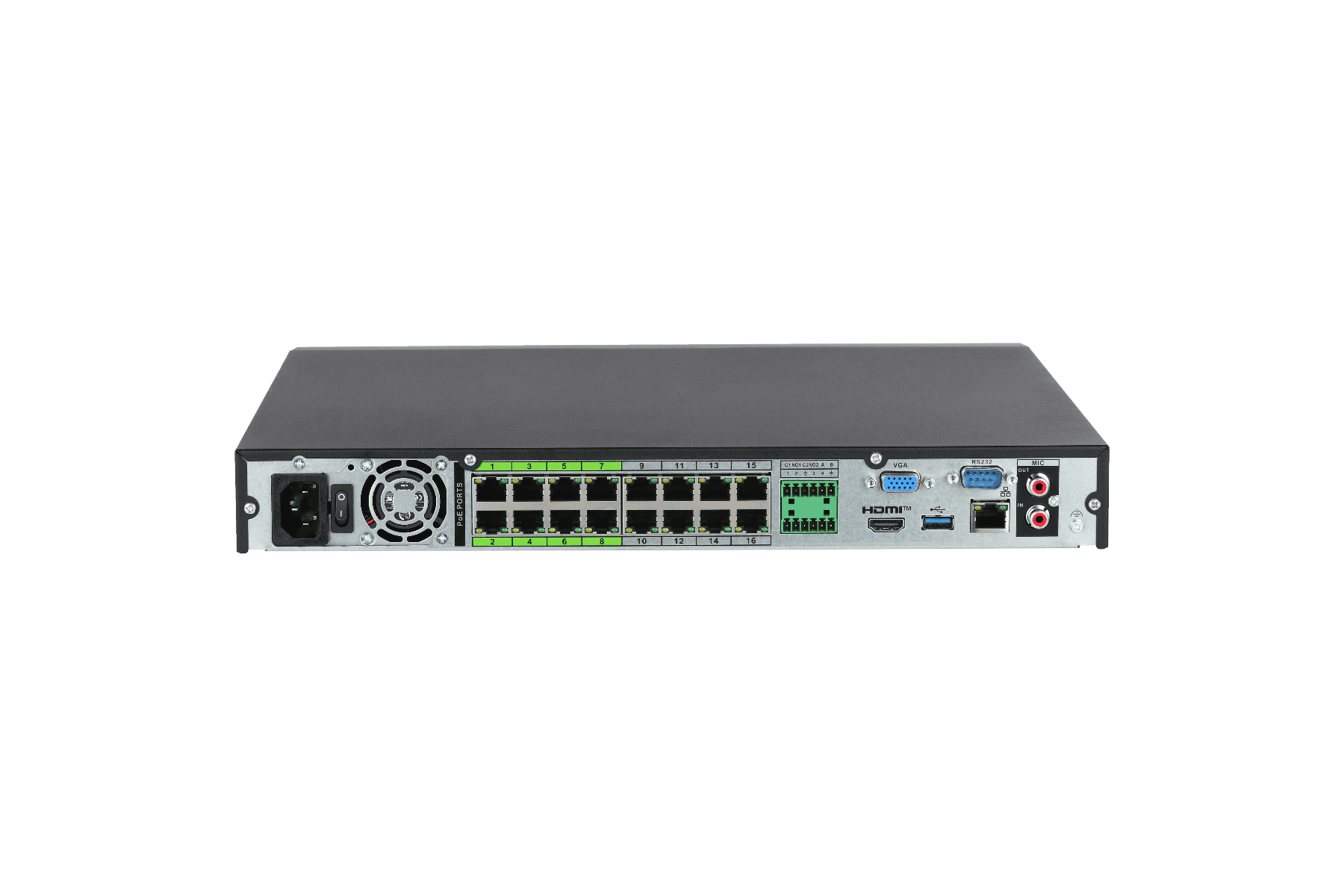 Dahua DHI-NVR5216-16HP-XI/PRO - 16 Channel 1U WizMind AI Network Video Recorder - Image 2