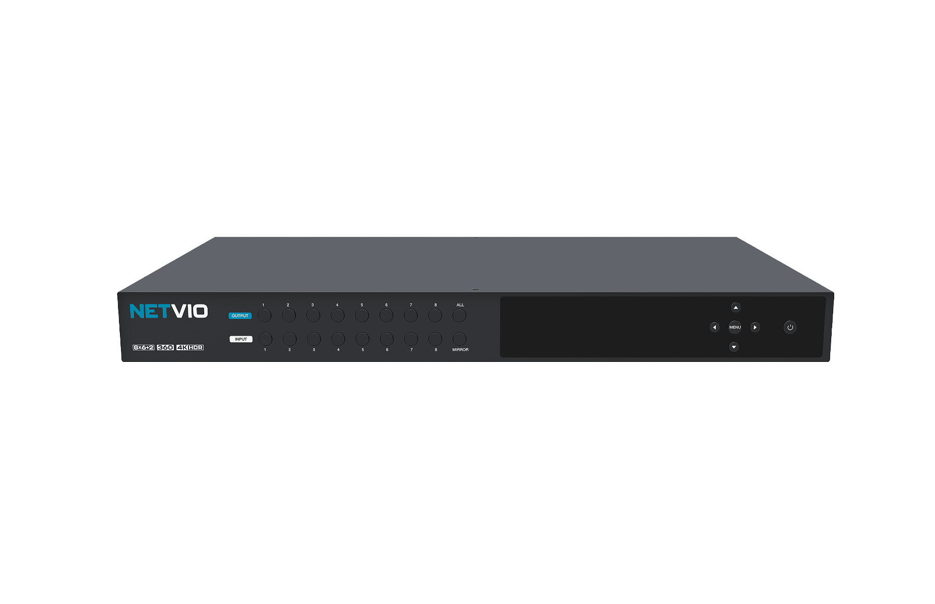Netvio 8x6+2 HDBaseT Video & Audio Matrix