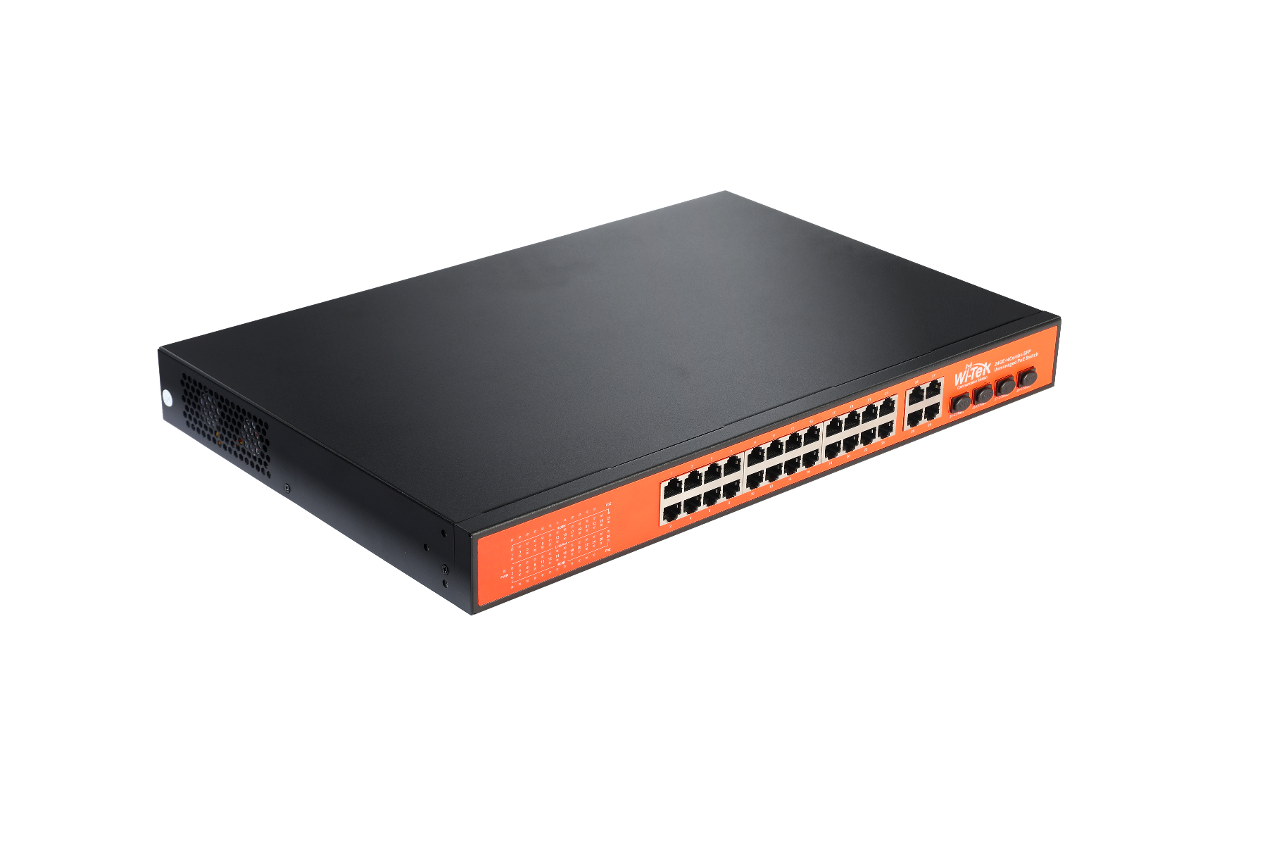 Wi-Tek WI-PS328GF - 24 Port Gigabt PoE Switch 400W - Image 2