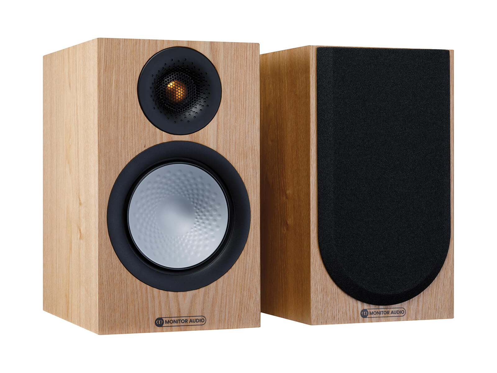 Monitor Audio Silver 50 Bookshelf Speakers (Pair), Ash