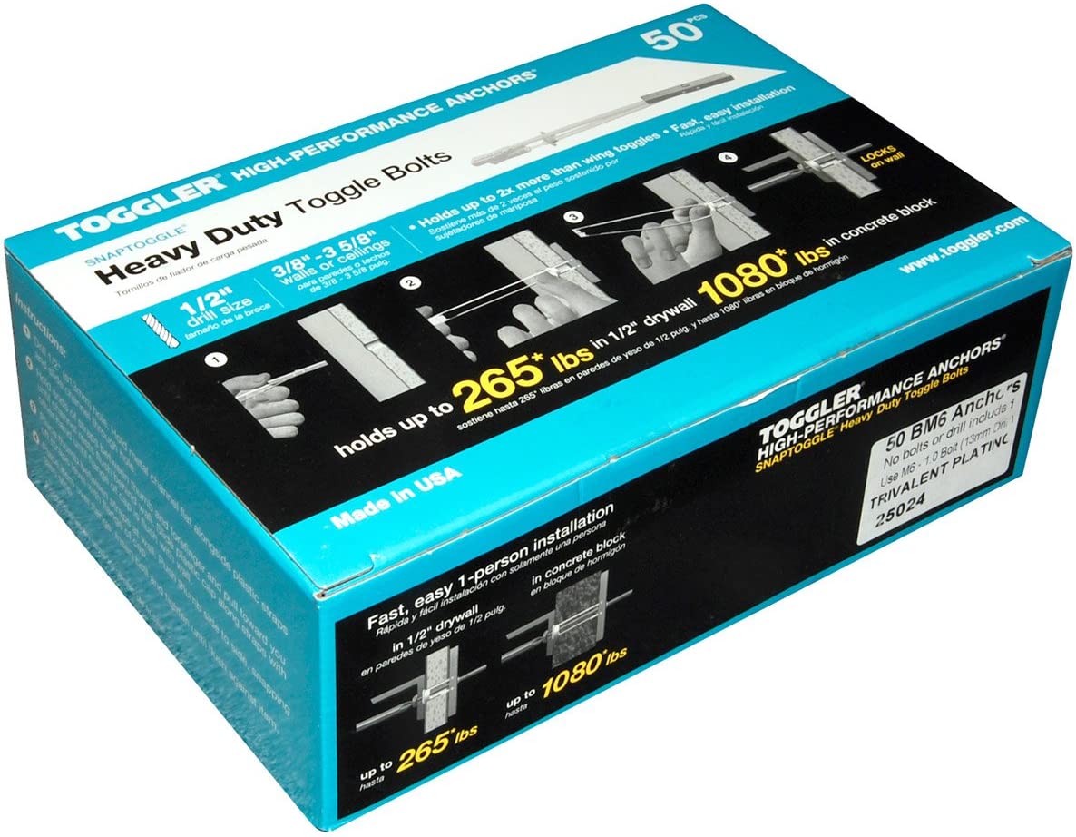 Pacl of 25 BM6 Snaptoggles No Bolts