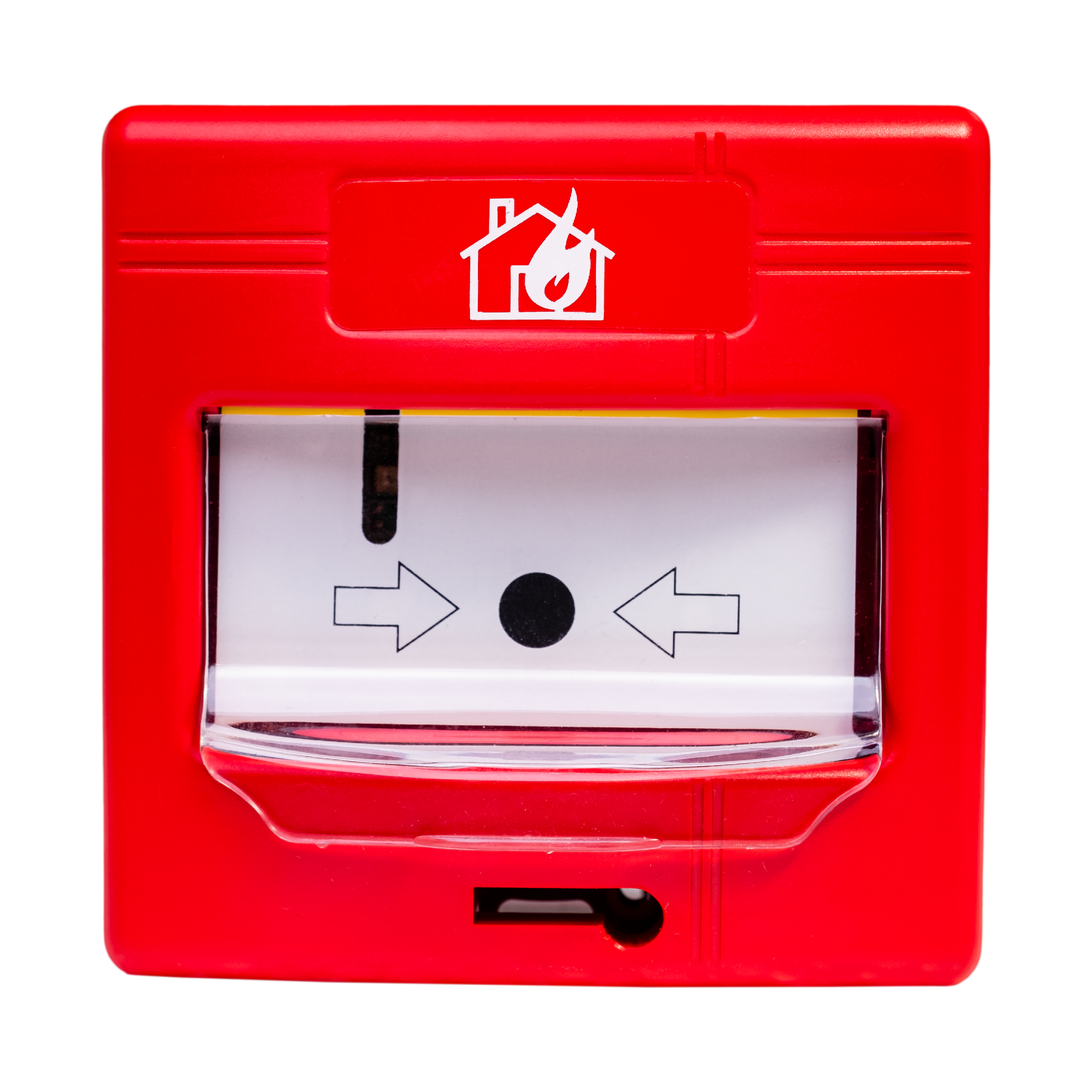 Global Fire GFE Addressable Manual Call Point with Isolator & Cover – (GFE-MCPE-AI)