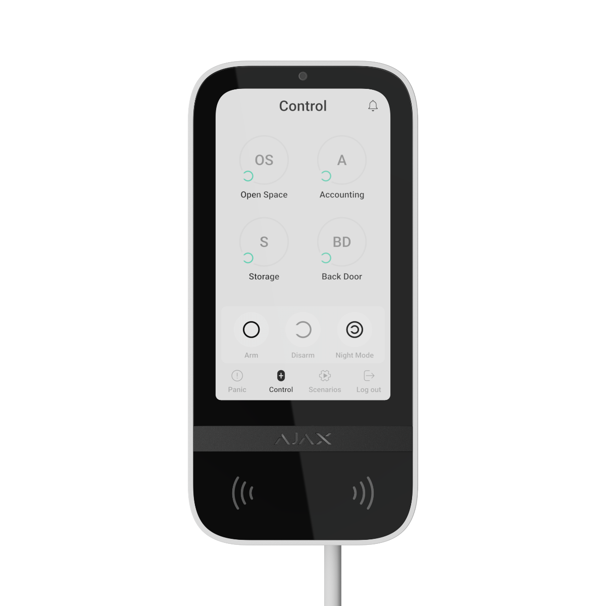 Ajax Fibra Keypad TouchScreen