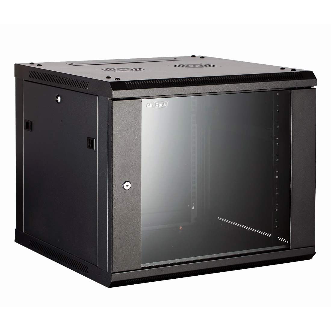 All-Rack 550mm Deep Wall Mount Data Cabinet - All-Rack 550mm Deep Wall Mount Data Cabinet 18U (CAB18WB550BLK)