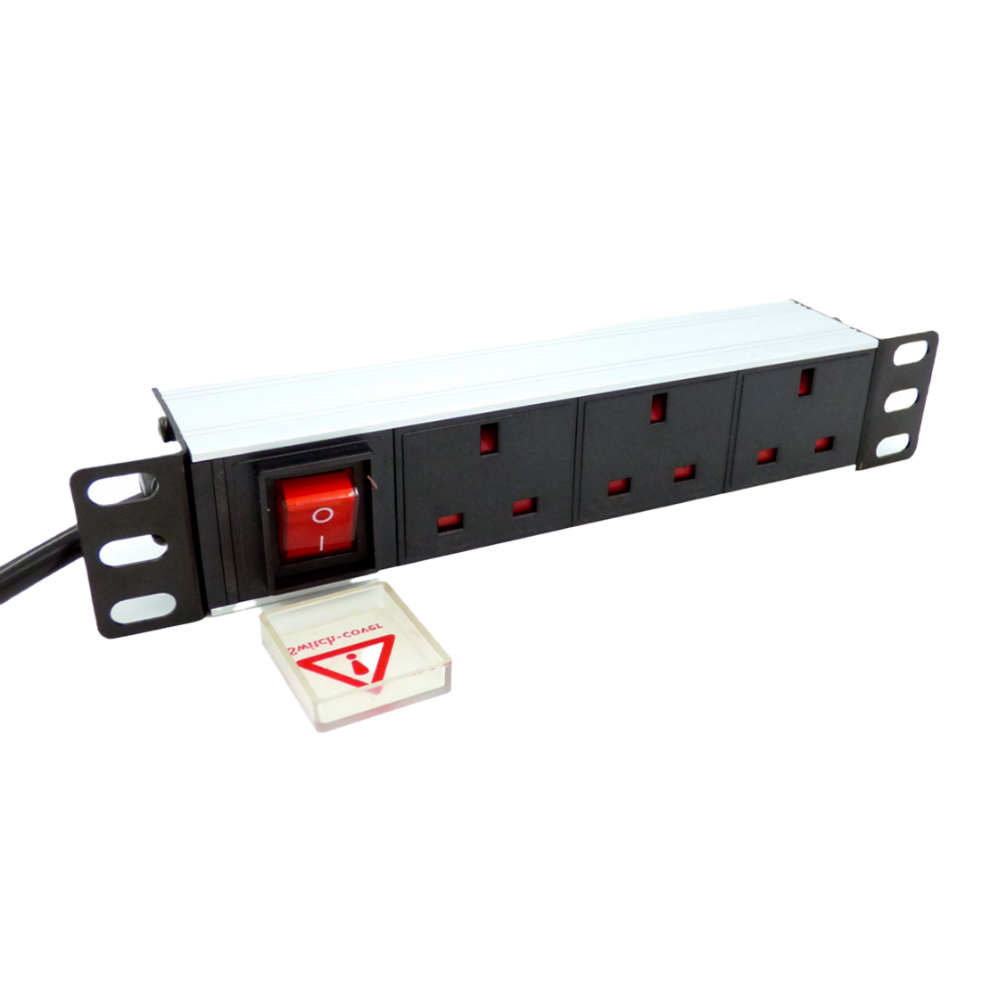 All-Rack Horizontal PDU - All-Rack 10" 3 Way Horizontal PDU for SOHO Cabinet (PDU3HSUR)