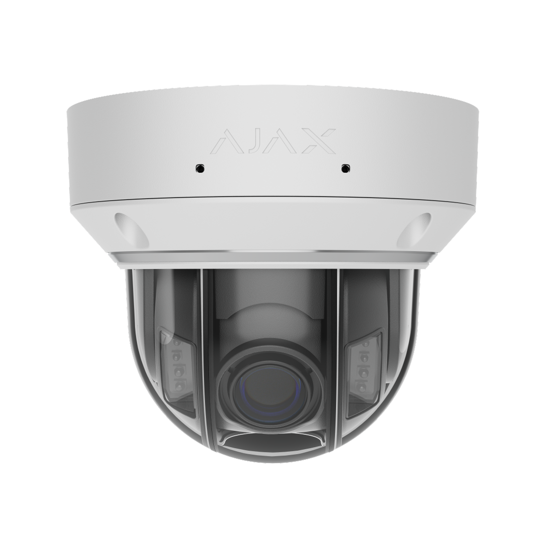 AJAX DomeCam HLVF 4K 8MP HybridLight Varifocal White (AJA-126287)