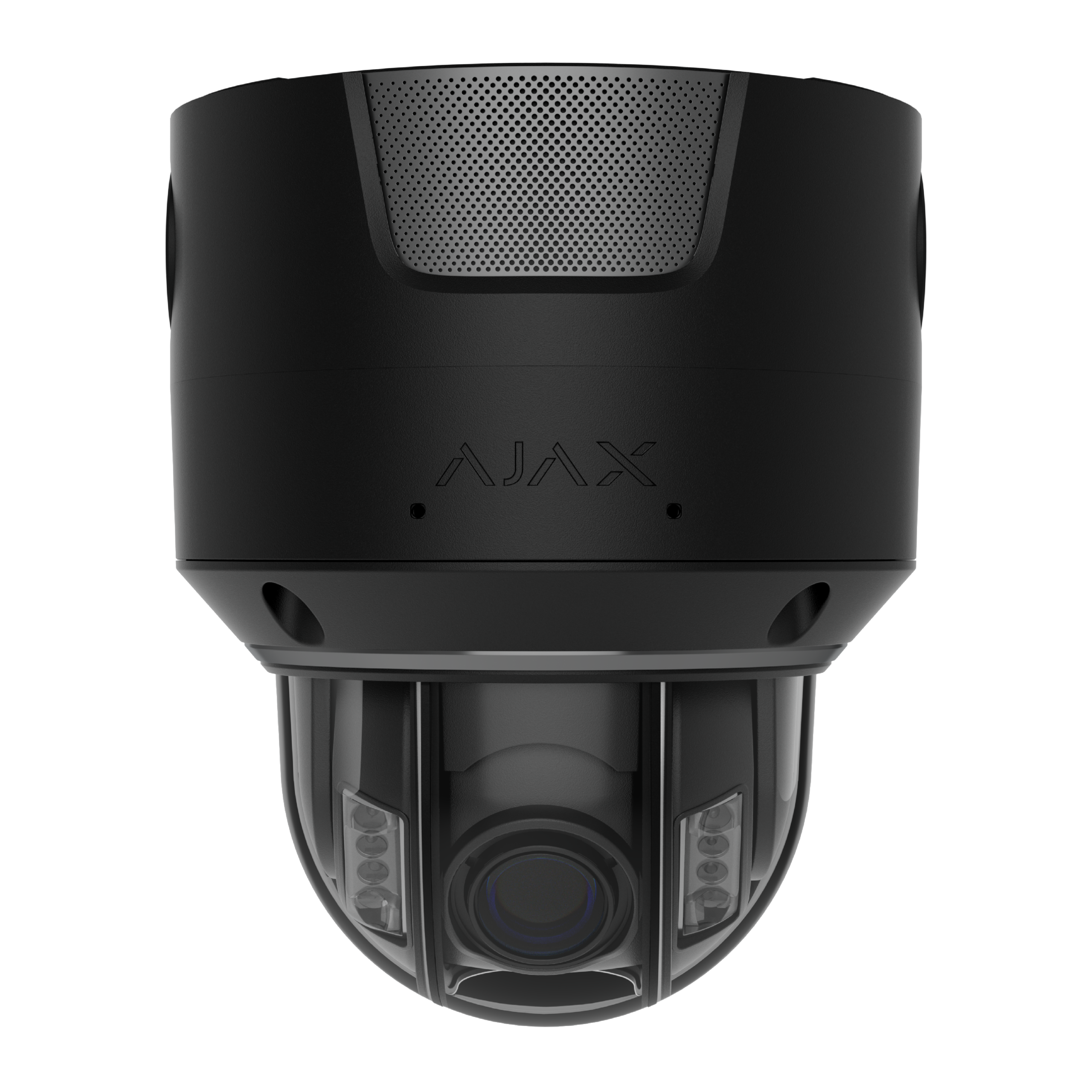 Ajax Superior DomeCam HLVF 4K 8MP, Varifocal HybridLight with Two-Way Audio - Black (AJA-135579)