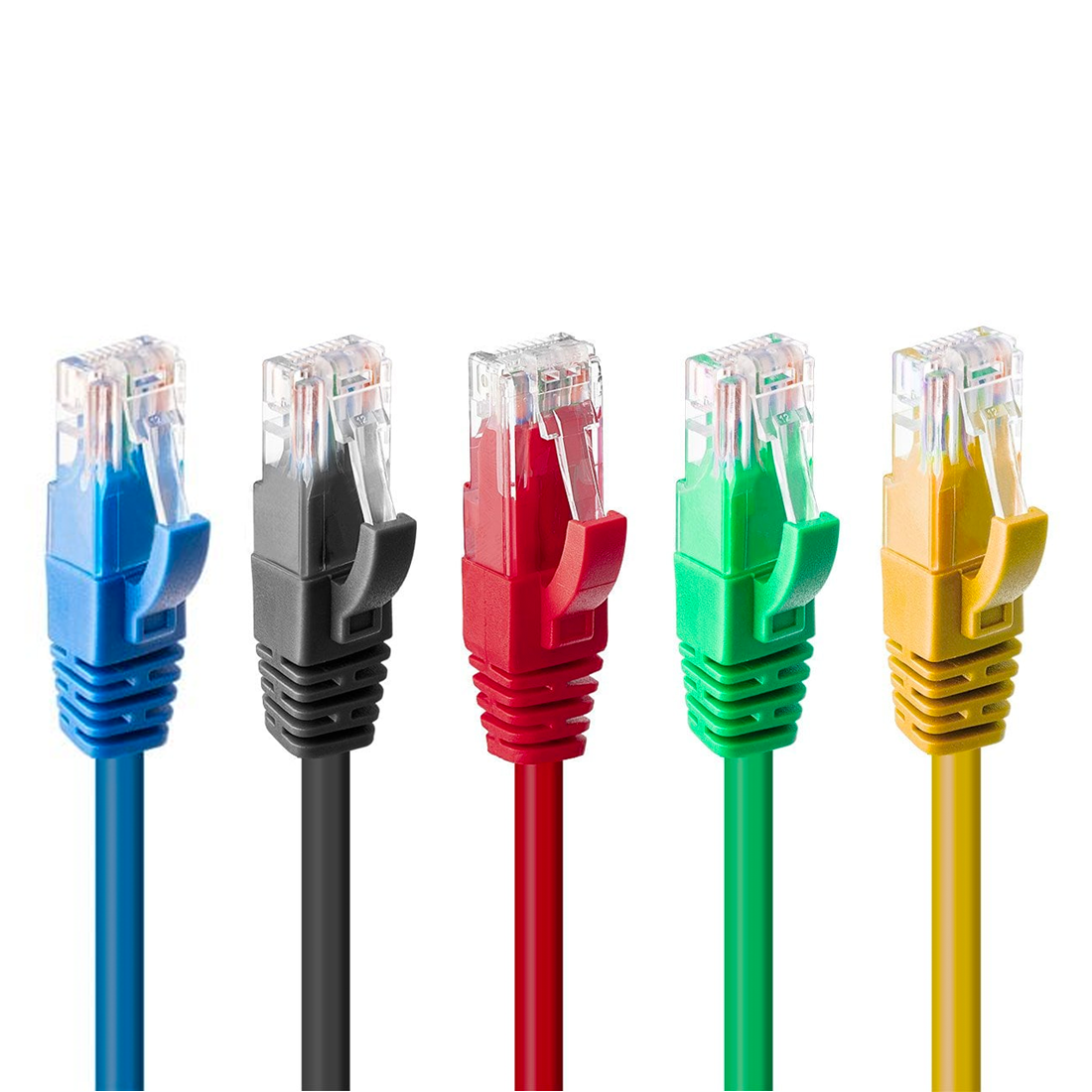 0.5M CAT6 RJ45 Ethernet Patch Cable - Black - Image 2