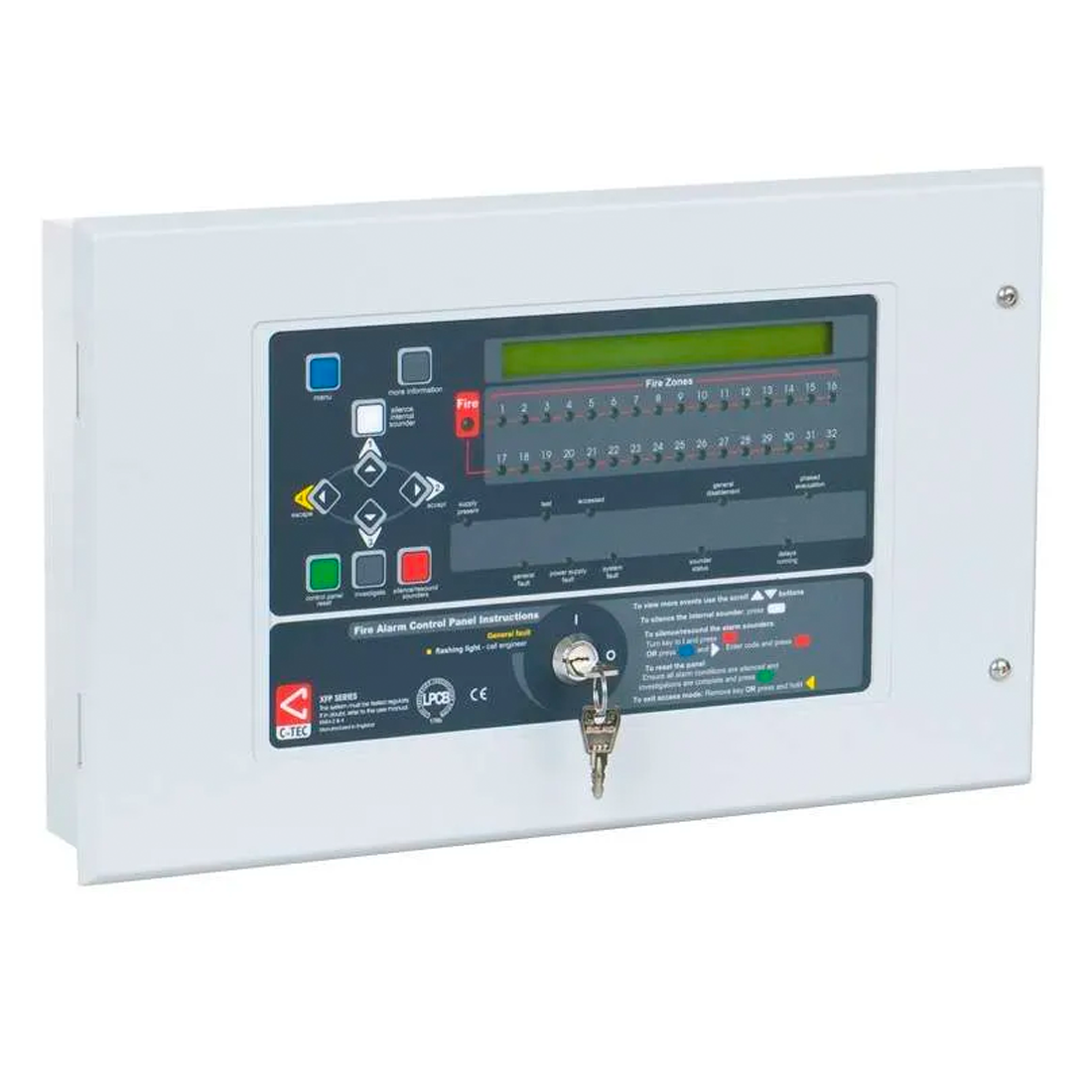 C-TEC XFP 1 Loop 32z Apollo XP95/Discovery Protocol Fire Panel (XFP501/X)