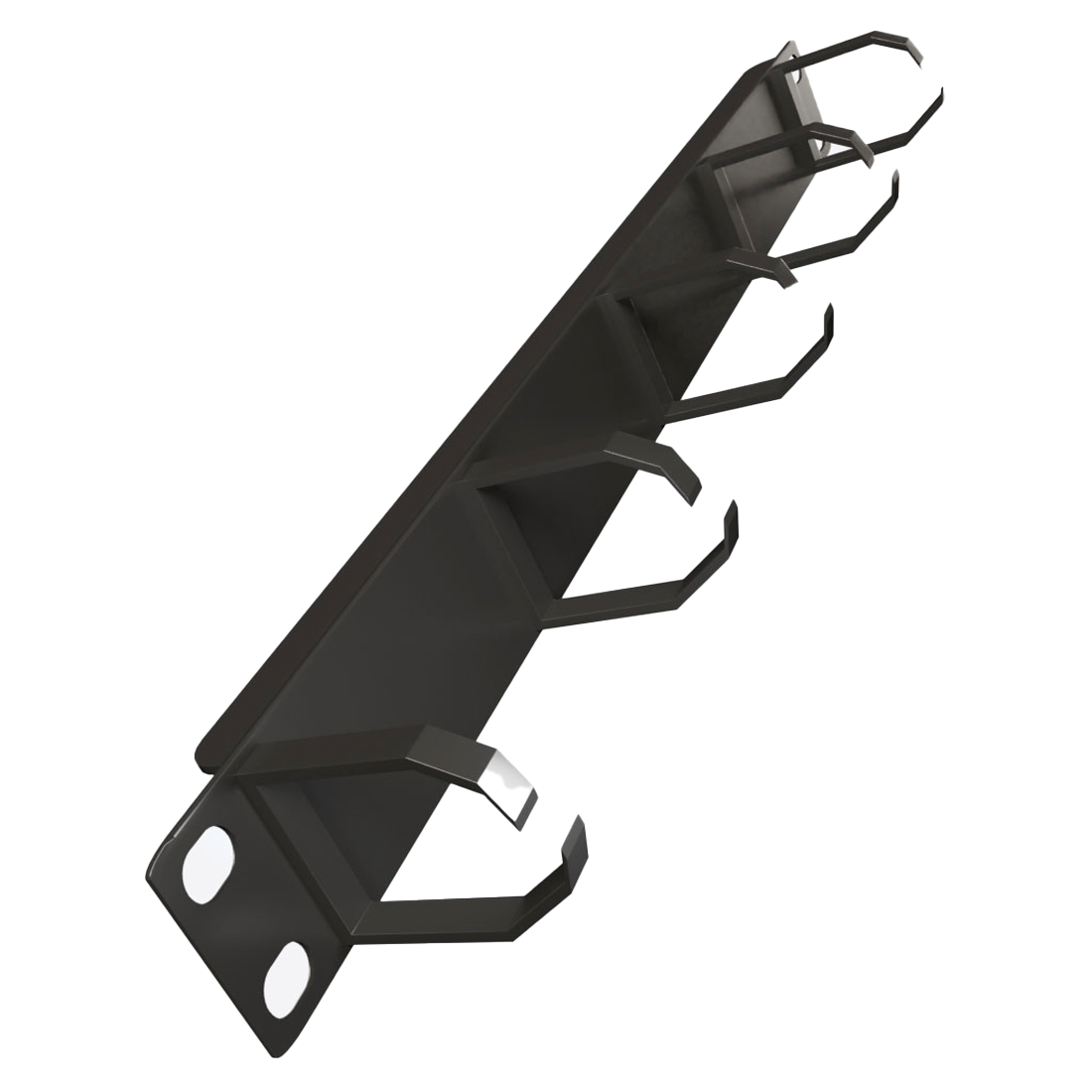 DTECH 19" 1U Cable Management Bar (DTE-PP-1U-WM)
