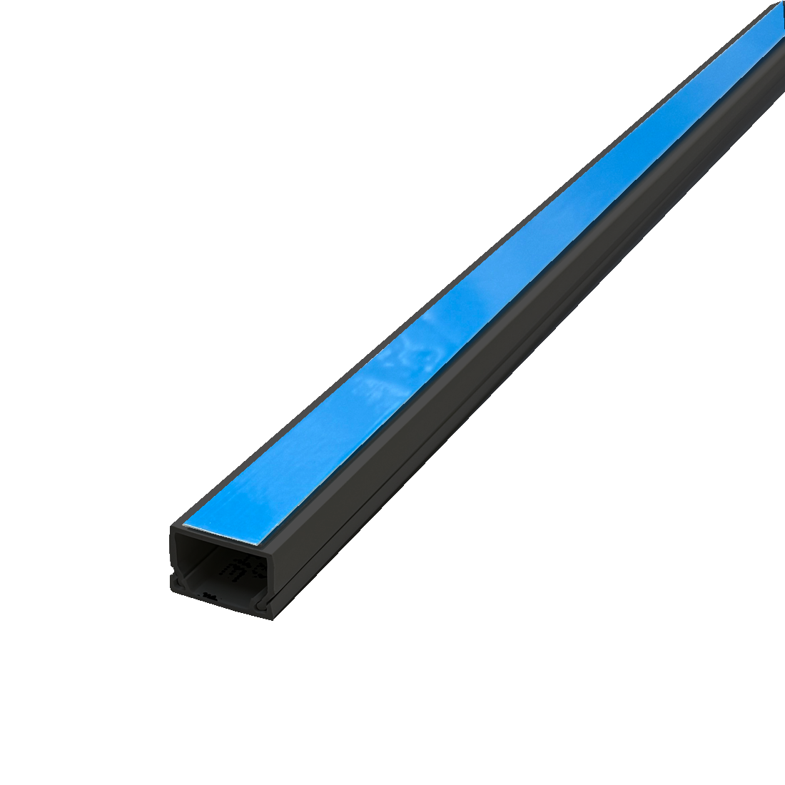 Falcon 16 x 25mm 3m Self Adhesive Mini Trunking - Black (FAL-FSA2/BL)
