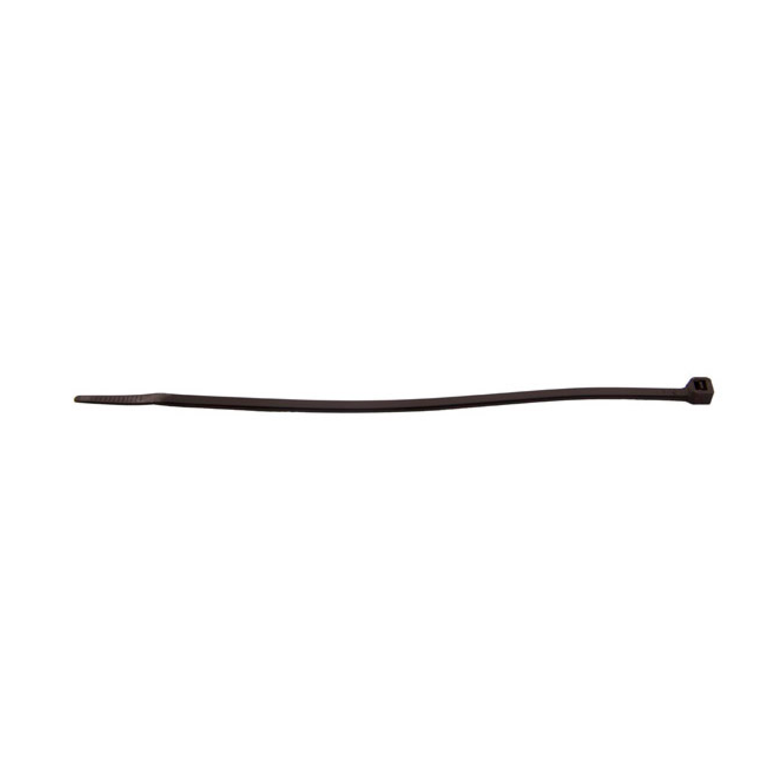 UniCrimp 4.8x200mm Cable Ties - Black - Pack of 100 (QTB200S)