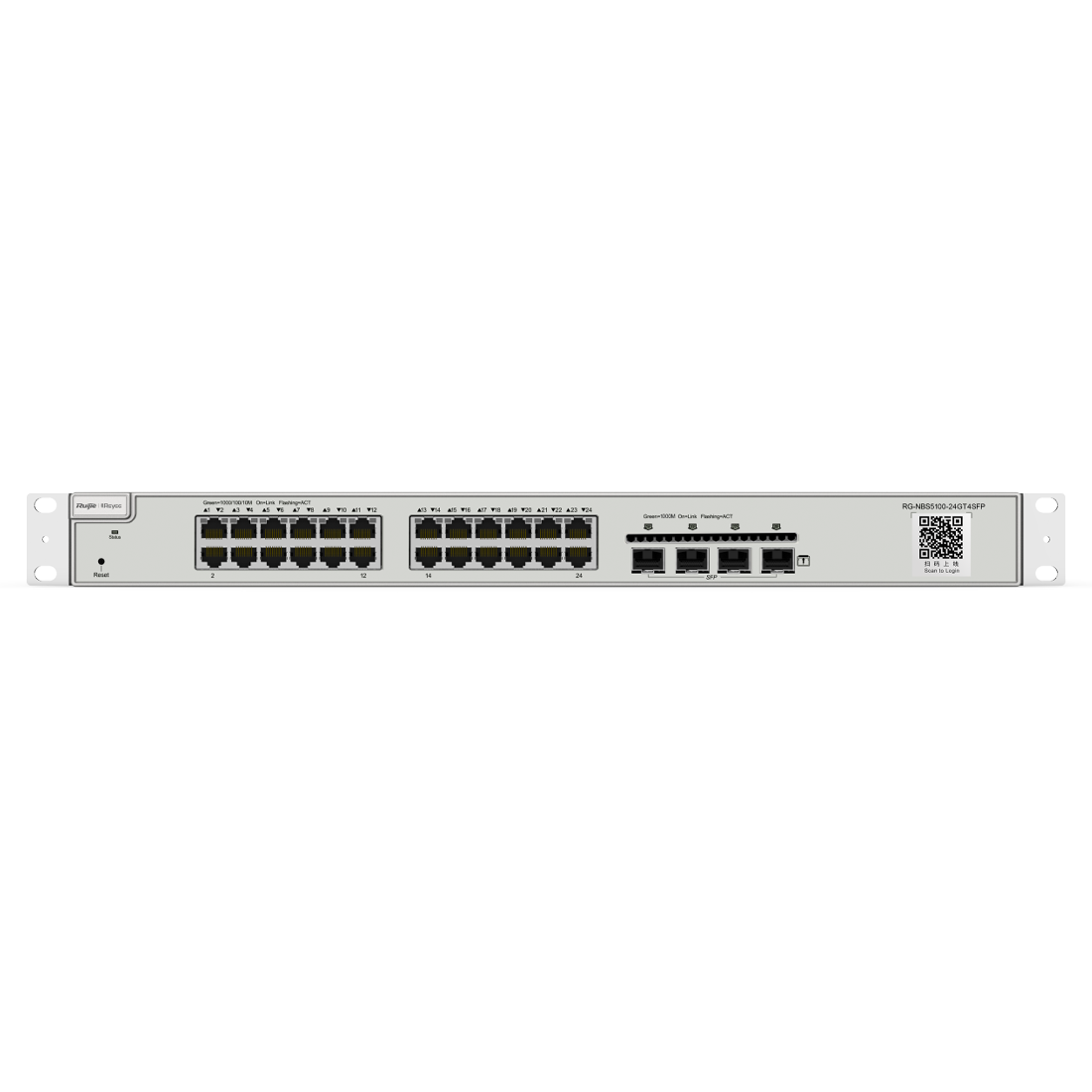 Ruijie Reyee 24 Port L3 Gigabit Managed Rackmount Switch (RG-NBS5100-24GT4SFP)