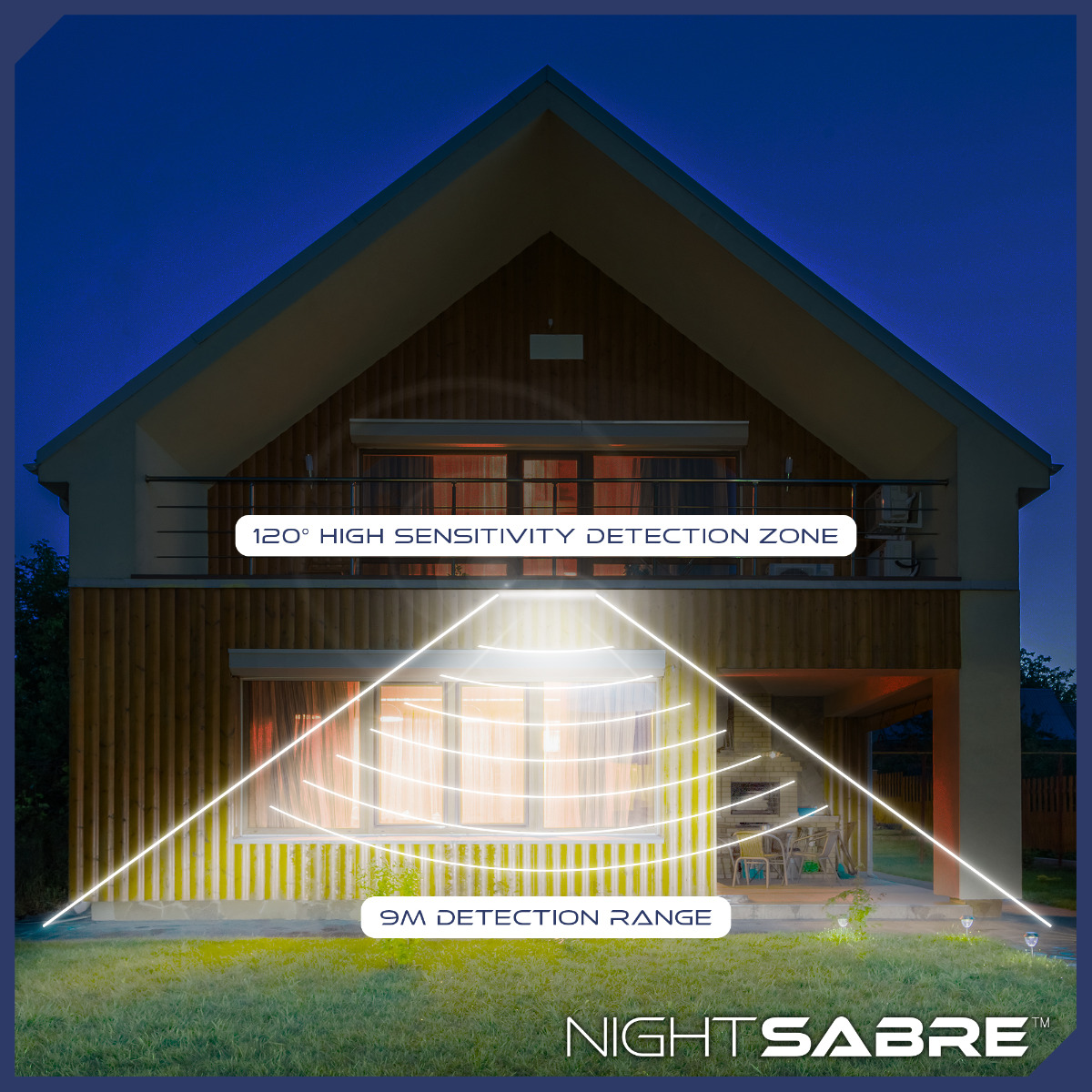 Night Sabre NS-45PA POE Blue/Red Strobe Alarm - Anthracite - Image 6