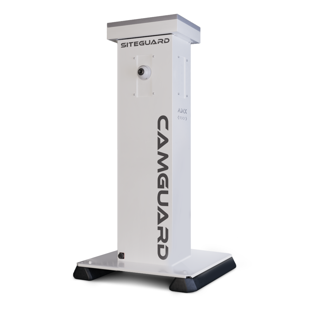 CamGuard CCTV Security Tower - Fully Assembled - 1 Camera