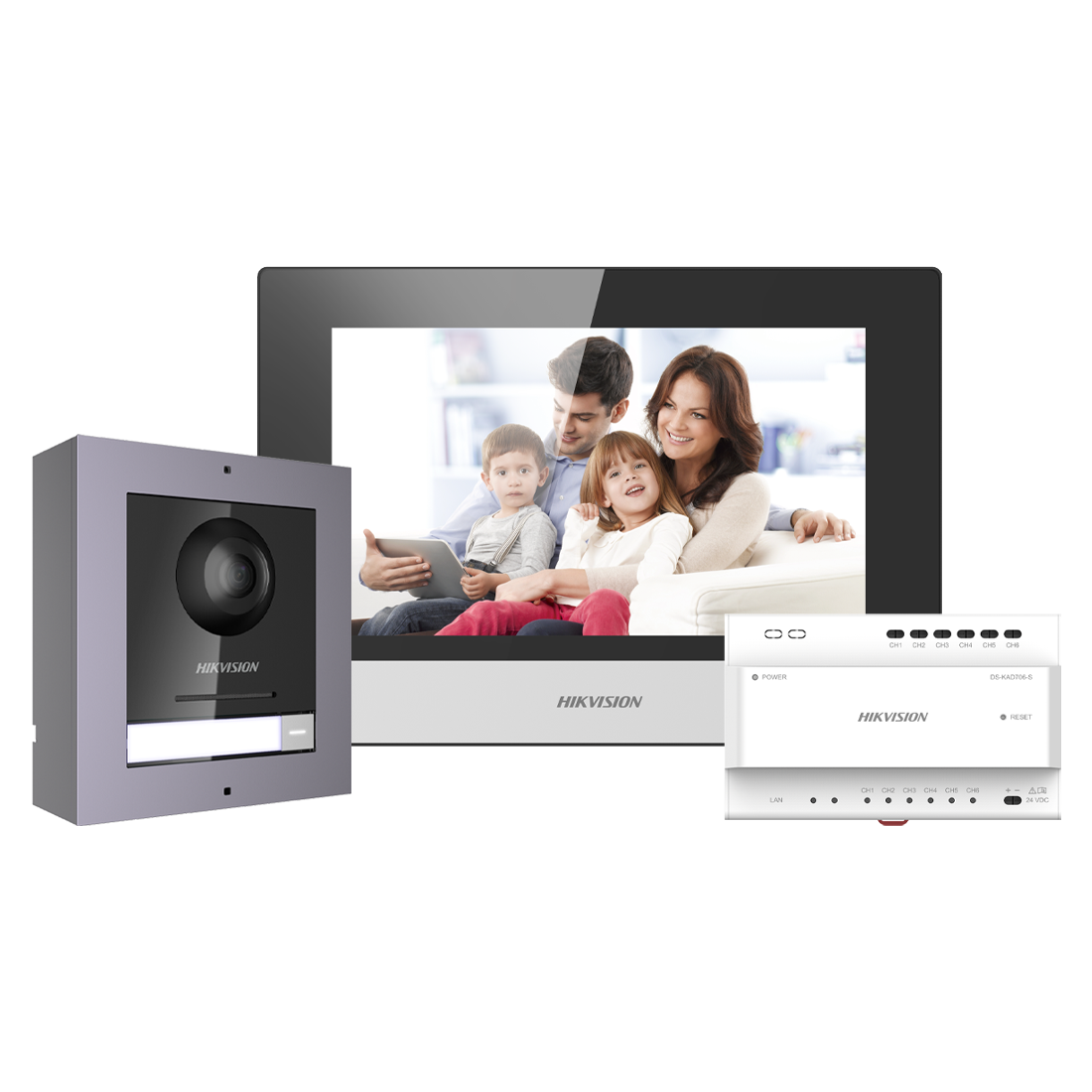 NEW Hikvision 2 Wire Modular Intercom Kit (DS-KIS702Y)