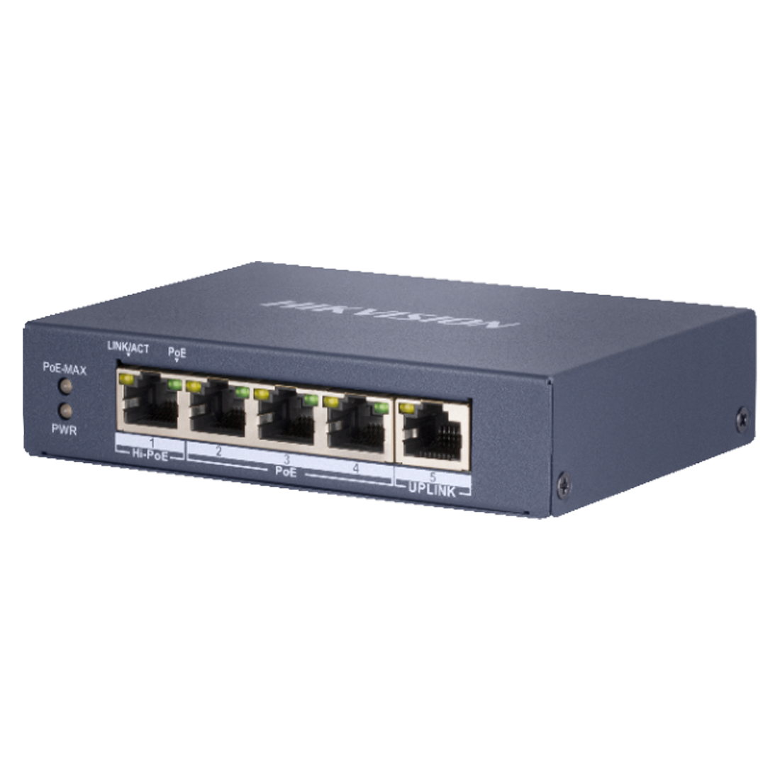 Hikvision 4 Port Gigabit POE Switch (1xHI-POE) (DS-3E0505HP-E)