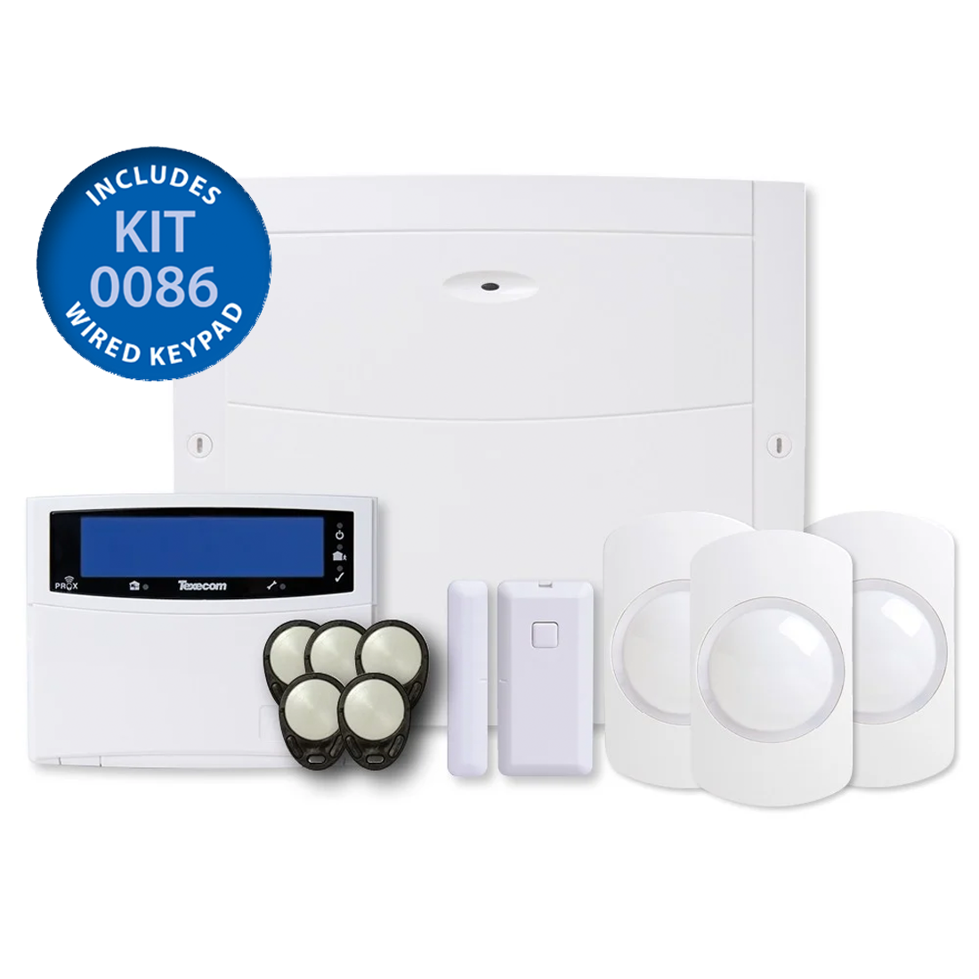 Texecom Capture Ricochet 64-W Wireless Kit 86 - Wired Keypad (KIT-1086)