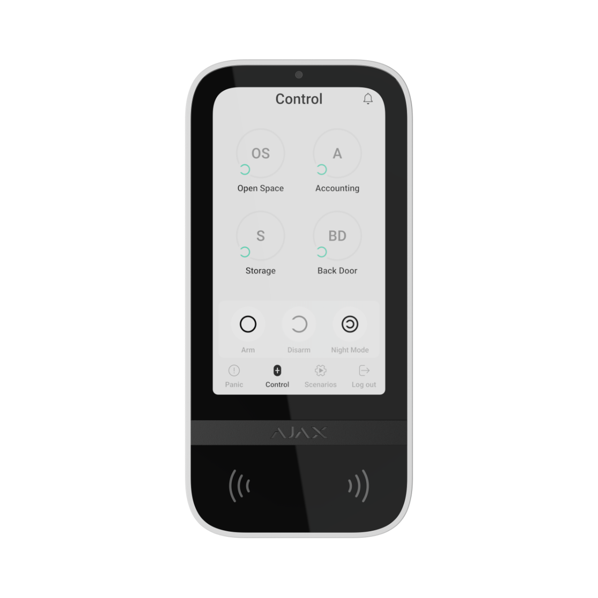 Ajax Superior KeyPad TouchScreen G3 Jeweller White