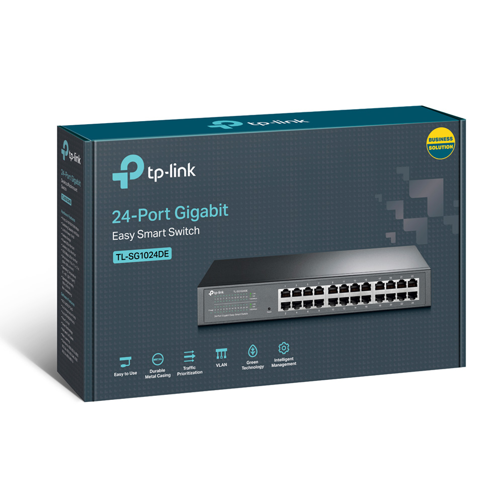 TP-Link SG1024DE - 24 Port Gigabit Smart Network Switch - Image 4