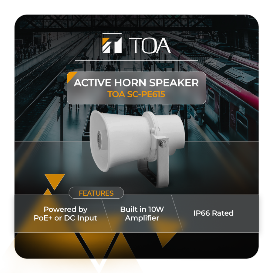 TOA SC-PE615 - Powered Horn Speaker - Image 3